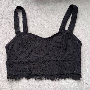 Dynamite lace crop top